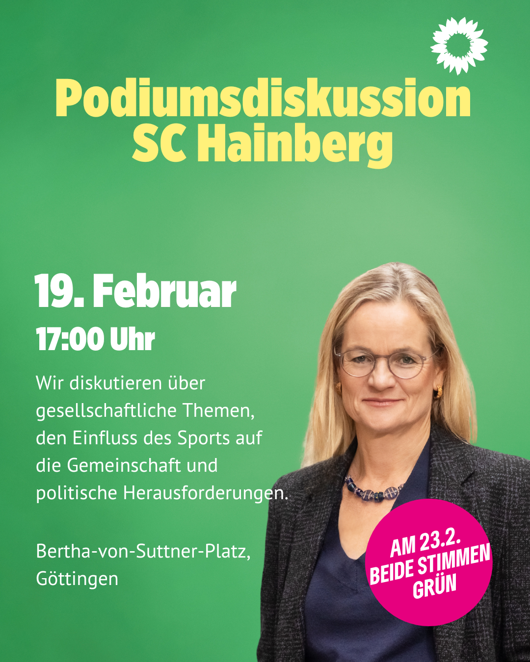 Podiumsdiskussion SC Hainberg