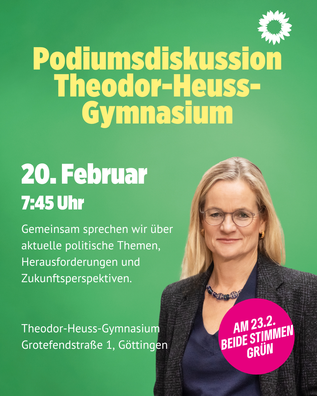 Podiumsdiskussion Theodor-Heuss-Gymnasium